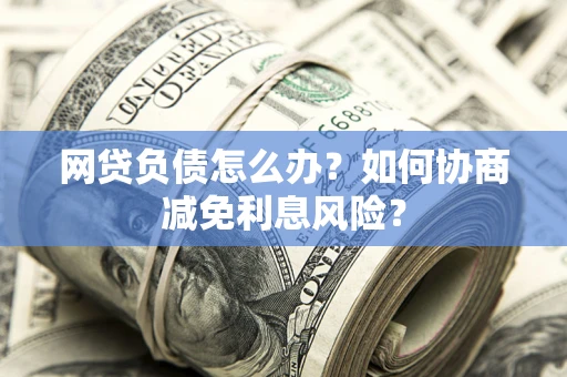 济南网贷负债怎么办？如何协商减免利息风险？