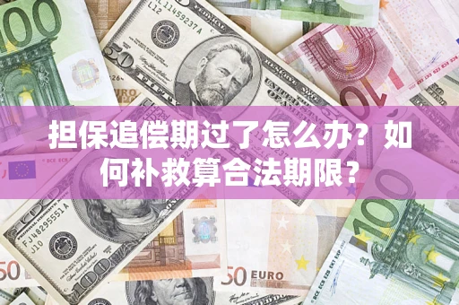 济南担保追偿期过了怎么办？如何补救算合法期限？
