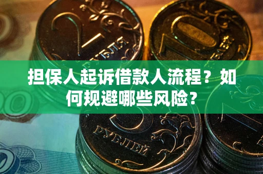 济南担保人起诉借款人流程？如何规避哪些风险？